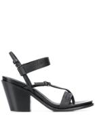 A.f.vandevorst Leather Heeled Sandals - Black