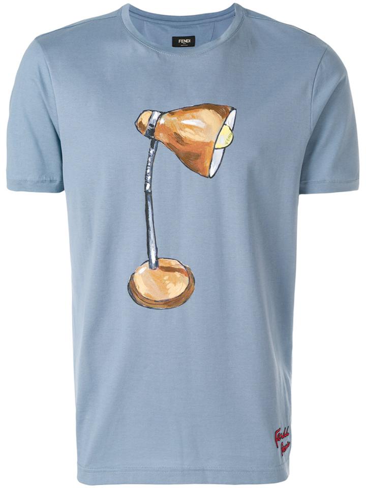 Fendi Short Sleeve T-shirt - Blue