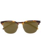 Saint Laurent Eyewear Tortoiseshell-effect Square Sunglasses -