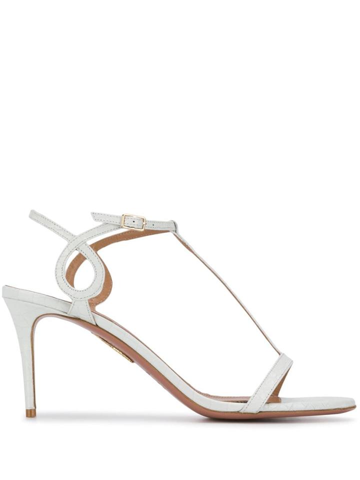Aquazzura Open Toe Sandals - White