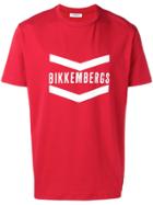 Dirk Bikkembergs Printed Logo T-shirt - Red