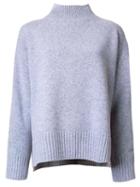 Le Ciel Bleu 'boiled Box' Sweater, Women's, Size: 36, Grey, Wool