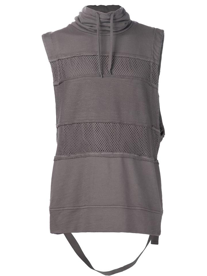 Alexandre Plokhov Sleeveless Sweatshirt, Men's, Size: 46, Grey, Cotton