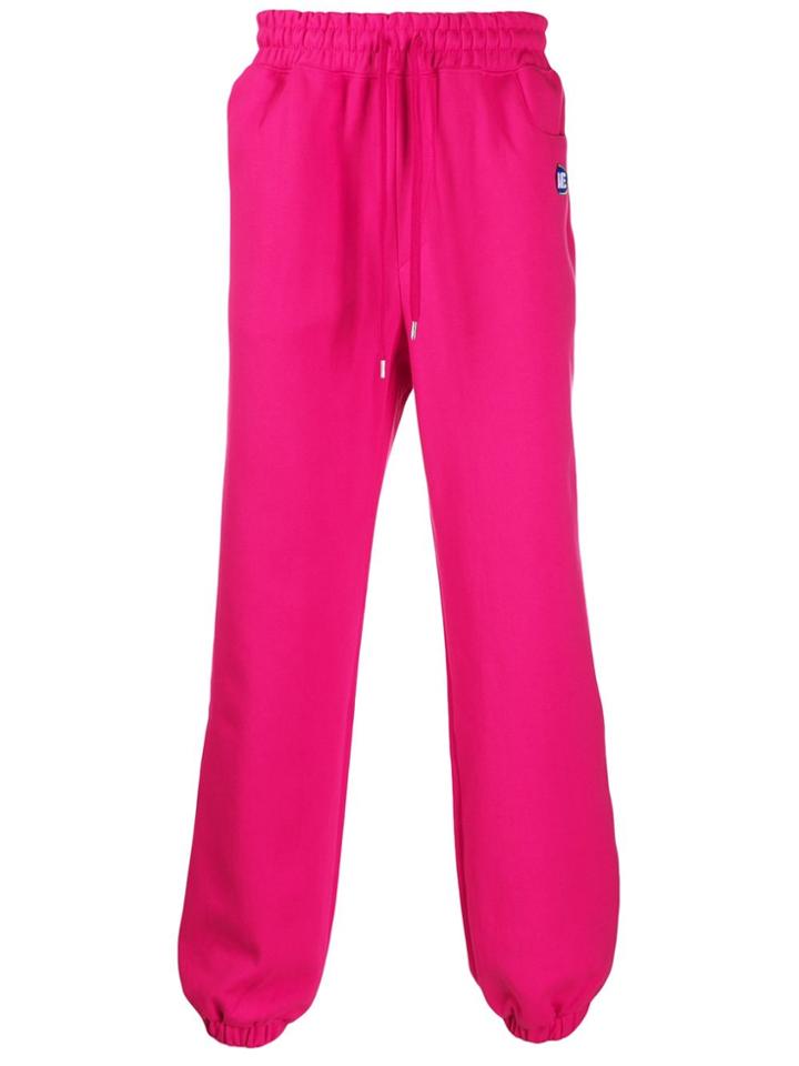 Ader Error Embroidered Logo Patch Track Pants - Pink
