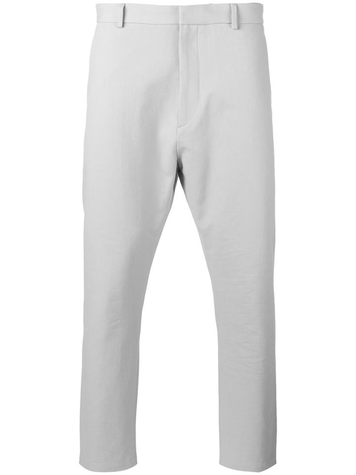 Jil Sander Dropped Crotch Trousers - Grey