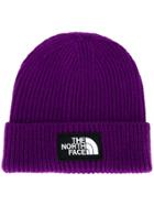 The North Face Ribbed Logo Patch Hat - Purple