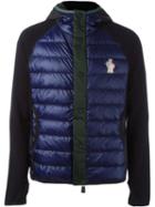 Moncler Grenoble Hooded Buttoned Jacket, Men's, Size: Xxl, Polyamide/polyester/spandex/elastane/feather Down