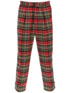 À La Garçonne Checkered Culottes - Black