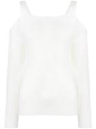 Essentiel Antwerp Dropped Shoulders Sweater - White