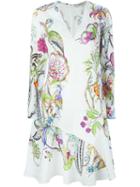 Etro V-neck Floral Print Dress