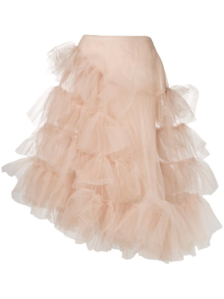 Simone Rocha Tulle Puff Skirt - Nude & Neutrals