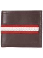 Bally Tolodi Stripe Panel Wallet - Brown