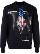 Neil Barrett Martin Luther King Sweatshirt - Black