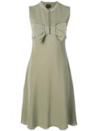 Giorgio Armani Pre-owned 1990's Bow Detail Dress - Green