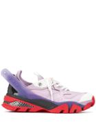 Calvin Klein 205w39nyc Back Snap Detail Sneakers - Purple