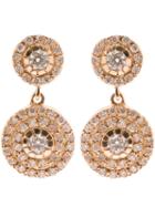 Ileana Makri Double 'solitaire Diamond Earrings