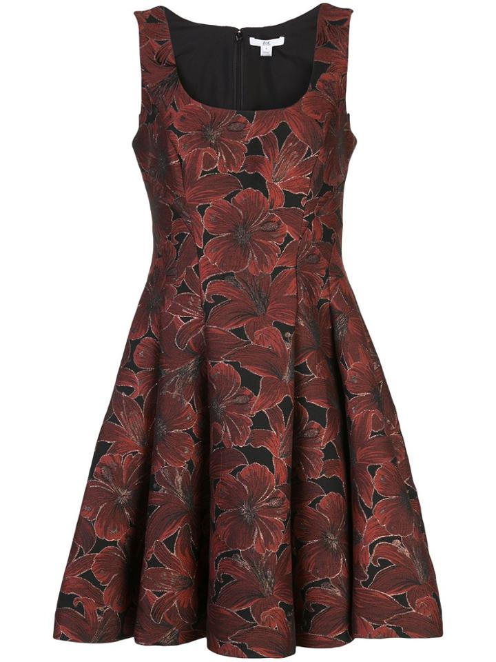 Zac Zac Posen Full Shape Dress - Red