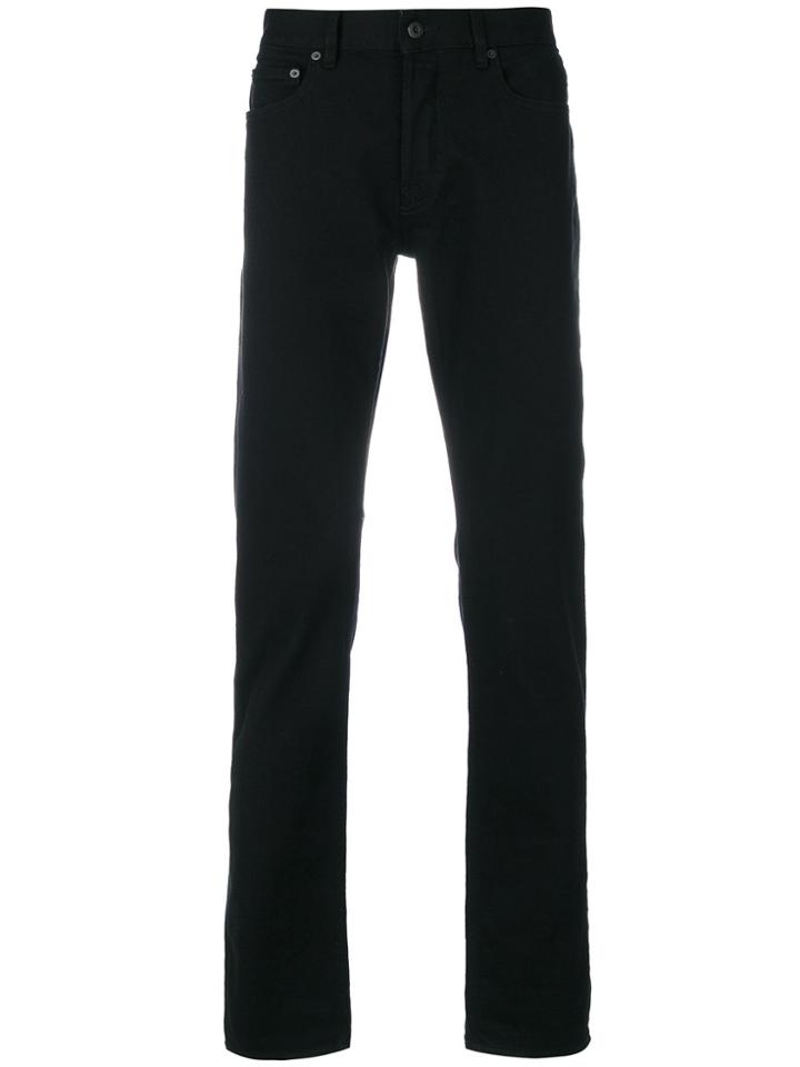 Stone Island Straight-leg Trousers - Black