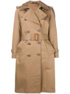 Maison Margiela Double Breasted Trench Coat - Nude & Neutrals