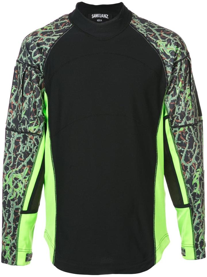Sankuanz Camo Panel Top - Black