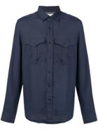 Brunello Cucinelli Long-sleeve Fitted Shirt - Blue