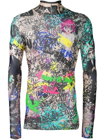 Dsquared2 Underwear Manga Print Sheer T-shirt