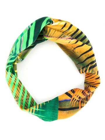 Lygia E Nanny Kids Printed Headband, Girl's, Green