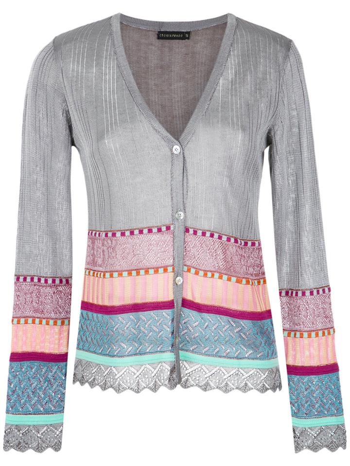 Cecilia Prado Knitted Cardigan - Grey