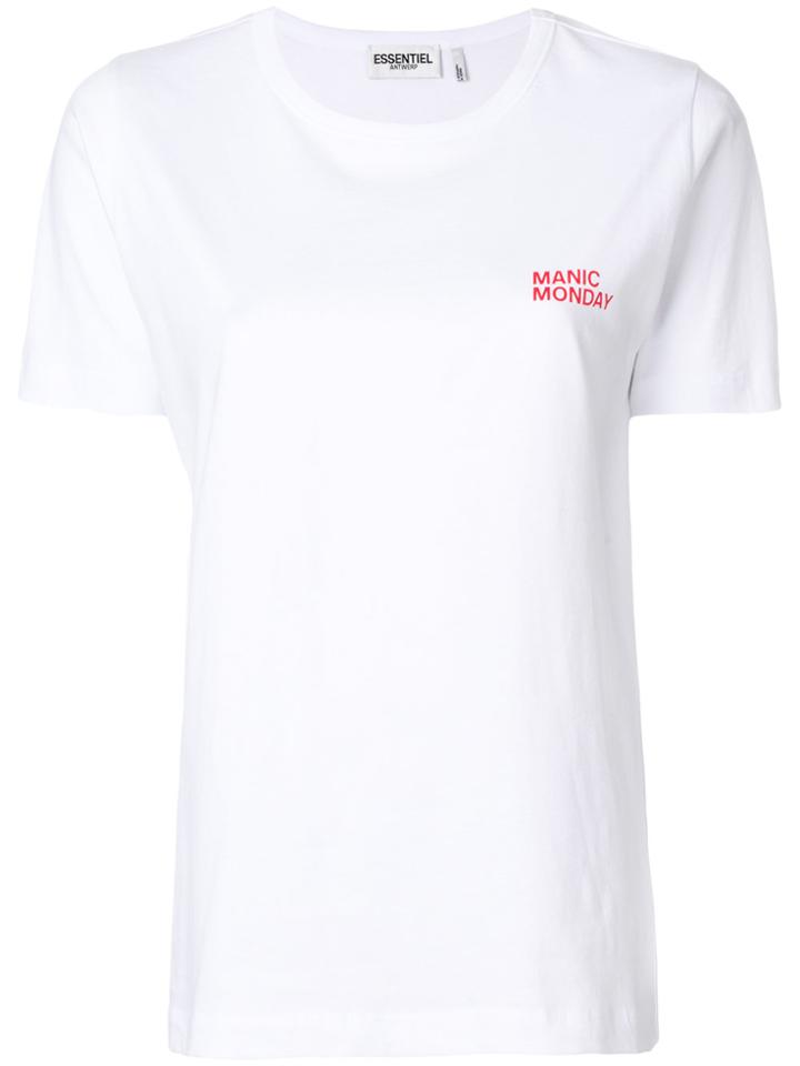 Essentiel Antwerp Manic Monday T-shirt - White