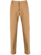 Entre Amis Tailored Chino Trousers - Brown