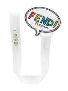 Fendi Kids - Logo Speech Bubble Dummy Clip - Kids - Polyester - One Size, White