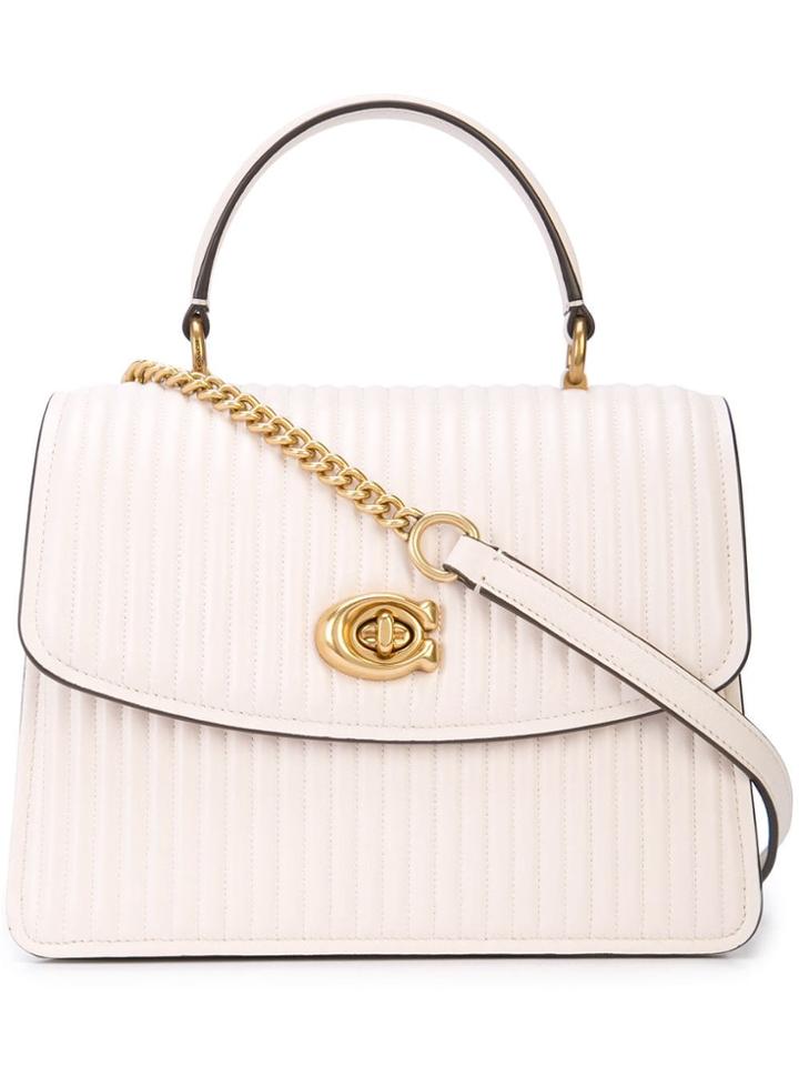 Coach Parker Cross Body Bag - White