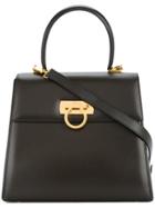 Salvatore Ferragamo Vintage Gancini 2way Tote - Brown