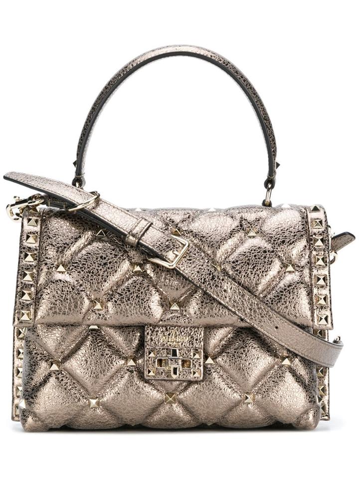 Valentino Candystud Tote - Metallic