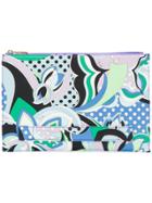 Emilio Pucci Geometric Floral Printed Clutch - Multicolour