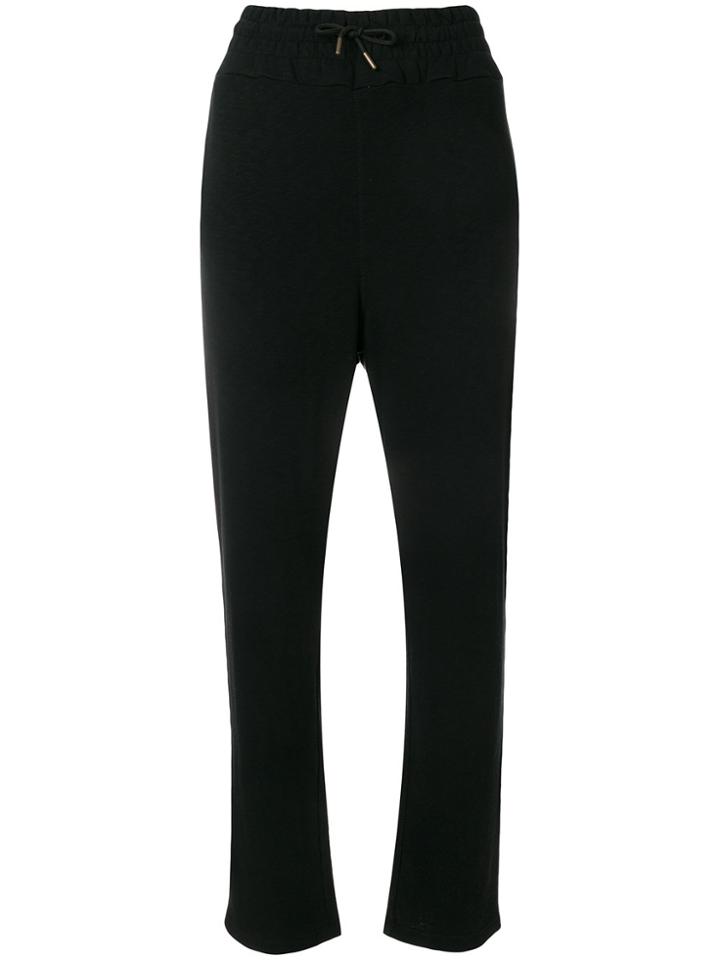 Woolrich High Rise Track Pants - Black