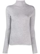 Joseph Turtleneck Knitted Sweater - Grey