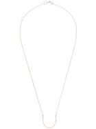 Melissa Joy Manning Curved Pendant Necklace - Metallic