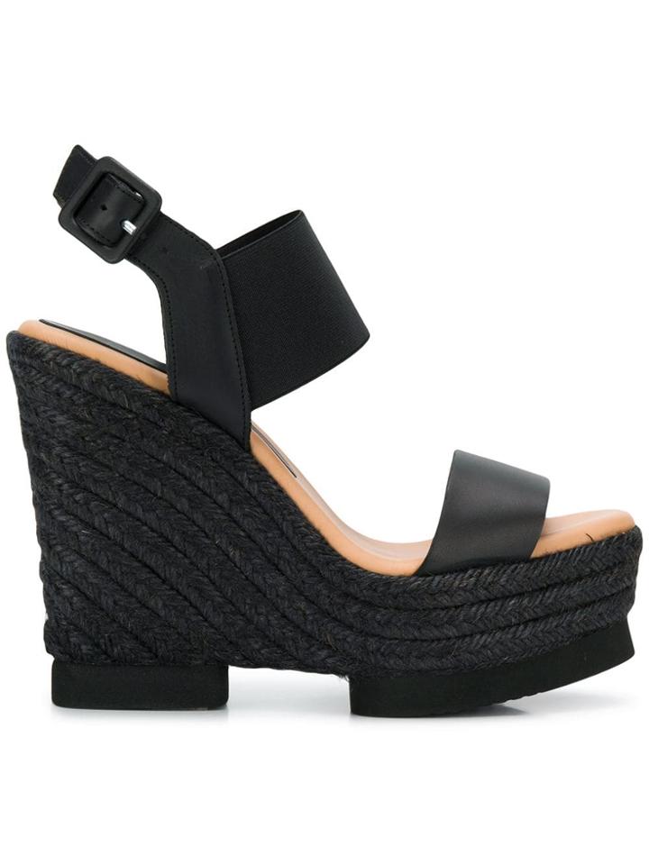 Paloma Barceló Koemi Espadrille Wedge Sandals - Black