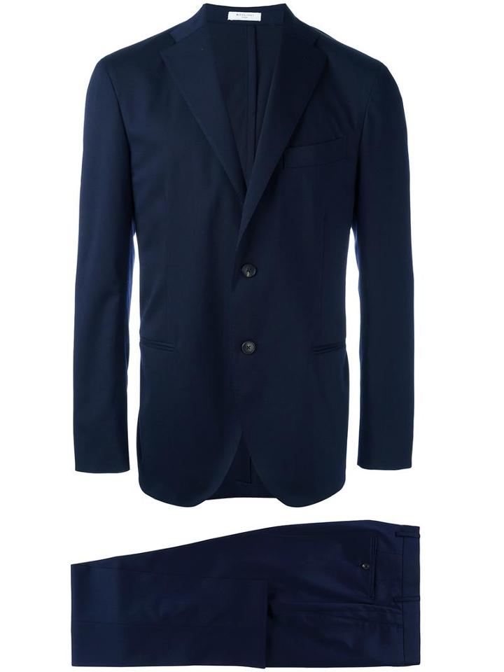 Boglioli Two Piece Suit, Men's, Size: 50, Blue, Virgin Wool/spandex/elastane/cupro