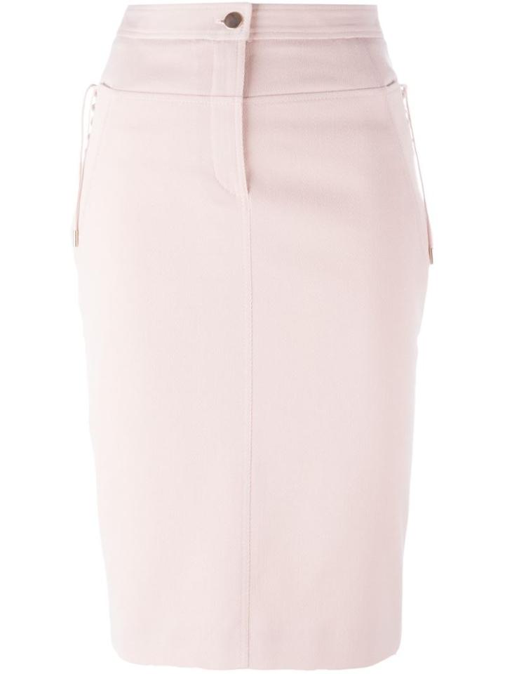 Roberto Cavalli Lace-up Detail Pencil Skirt