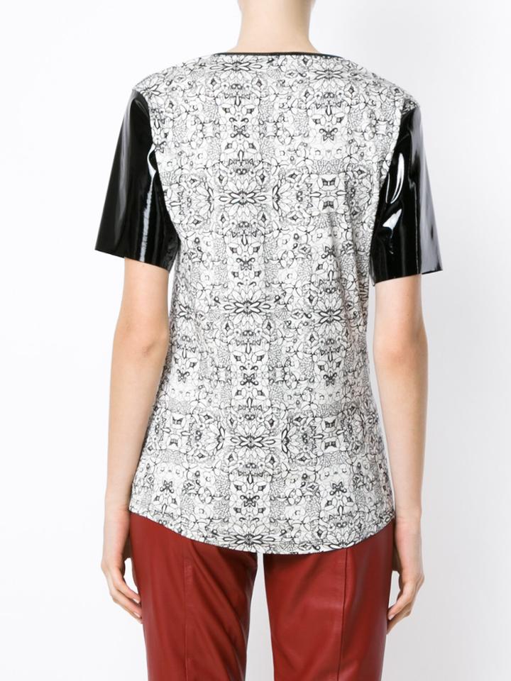 Tufi Duek Printed Panelled T-shirt - White