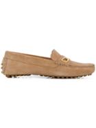 Rupert Sanderson Gold Hardware Loafers - Neutrals