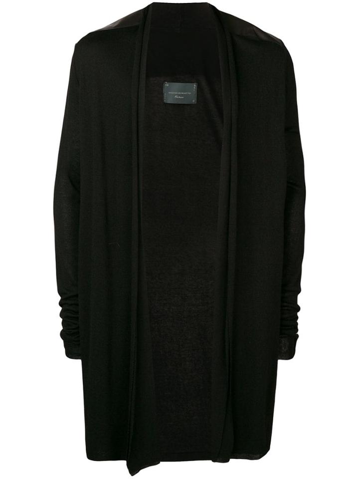 10sei0otto Open Front Cardigan - Black