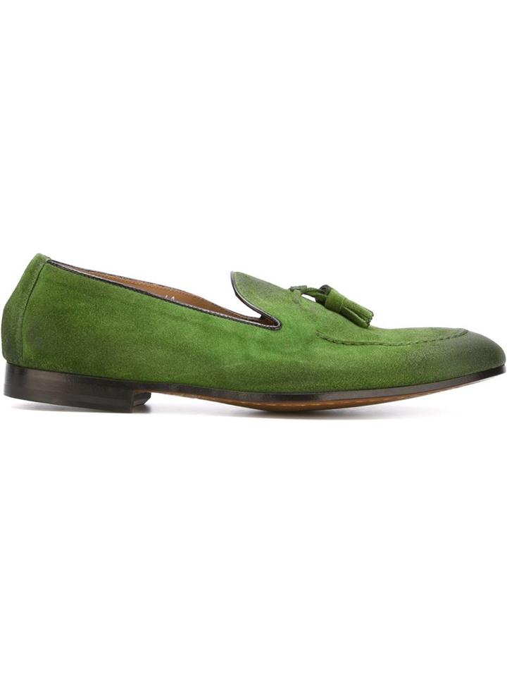 Doucal's Tassel Detail Slippers
