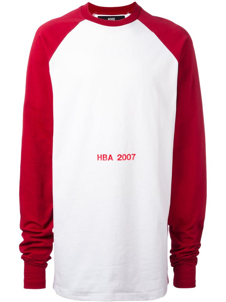 Hood By Air Logo Print Sweatshirt, Men's, Size: Small, White, Cotton