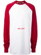 Hood By Air Logo Print Sweatshirt, Men's, Size: Small, White, Cotton