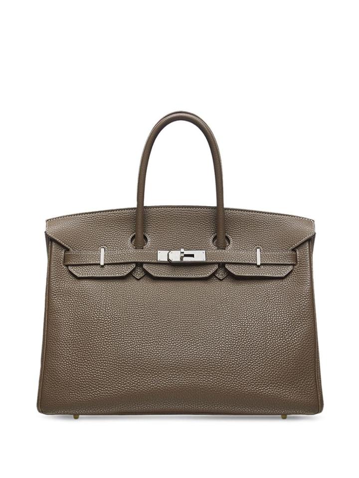 Hermès Pre-owned 2008 35cm Birkin Bag - Grey