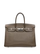 Hermès Pre-owned 2008 35cm Birkin Bag - Grey
