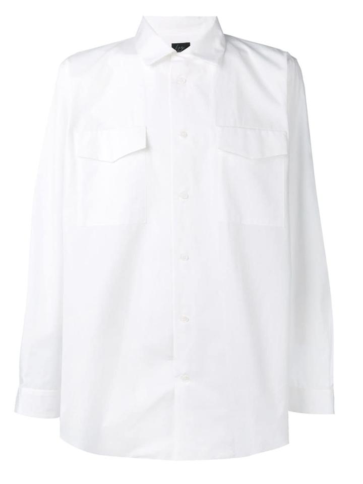 Yohji Yamamoto Long-sleeve Fitted Shirt - White